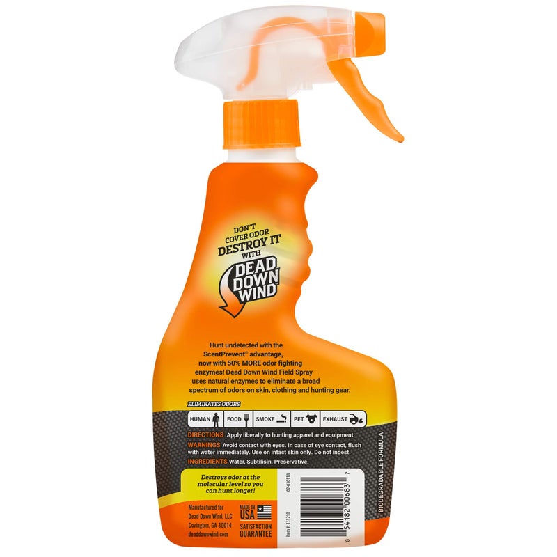 Dead Down Wind Evolve 3D Field Spray, Unscented Hunting Spray for Odors, Hunting Accessories, Clothes, and Gear, 12oz Refill & Spray Bottle - Image 3
